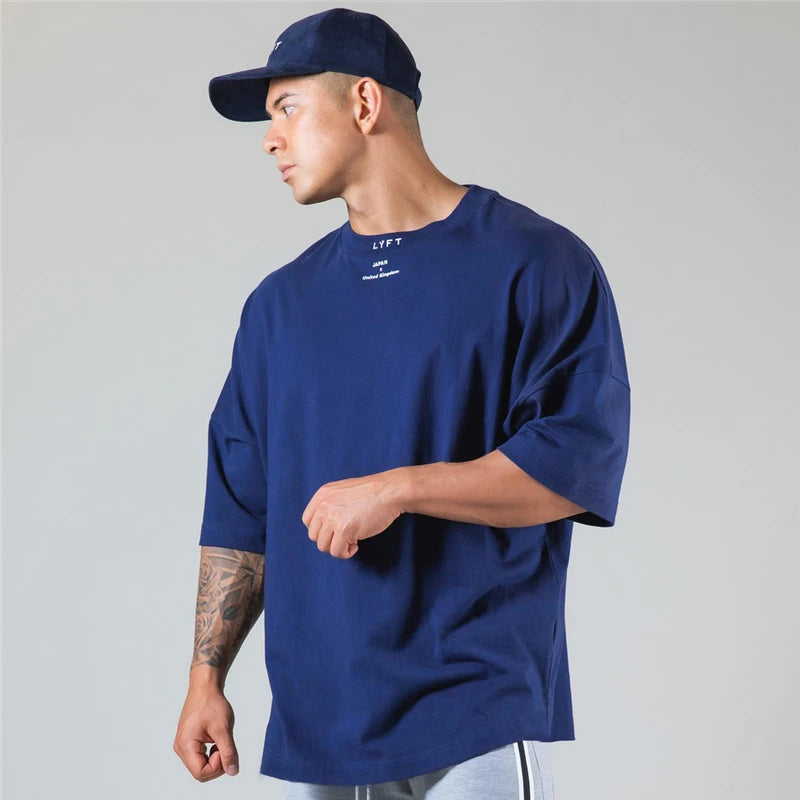 Lift Neck Oversize Gym Tee