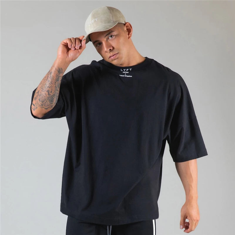 Lift Neck Oversize Gym Tee