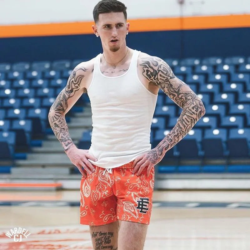 Eric Emmanuel Bandana Gym Shorts