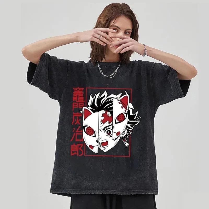 Camiseta Oversize Demon Slayer